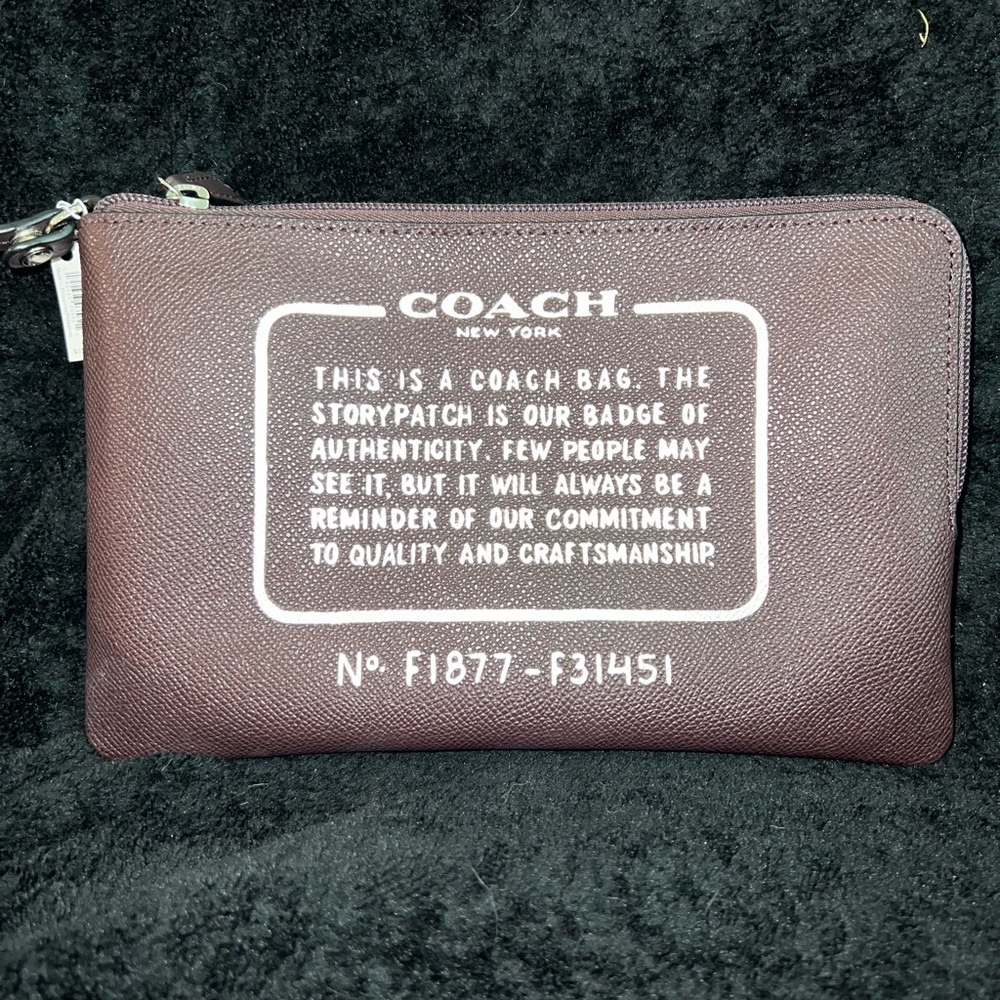 Coach Brown Pouch